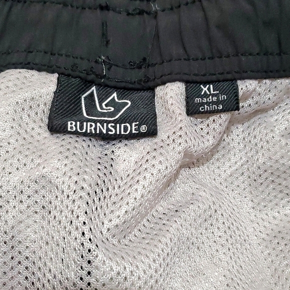 BURNSIDE MAN'S SWIM TRUNKS, Sz XL, GREEN/ARMY, NEW - Picture 7 of 12